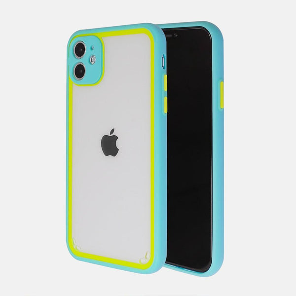 iPhone Clear Shell Soft Case With Camera Lip iPhone 12 Cover- Fitoorz