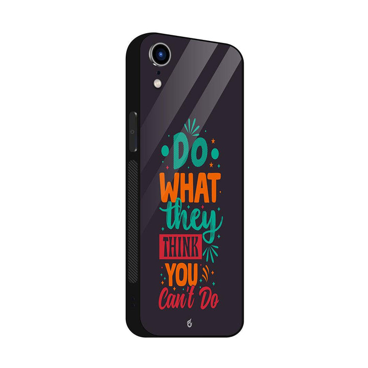 Colorful Motivational Quotes Glass Case for iPhone - Fitoorz