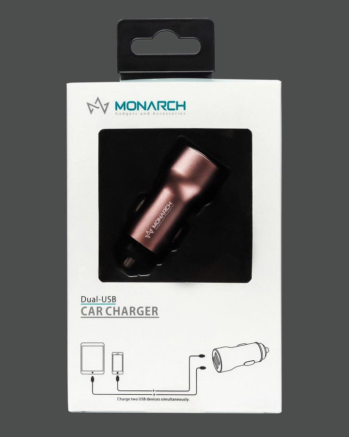 Monarch CC2001 Dual USB Car Charger - 3.4 A - Fitoorz