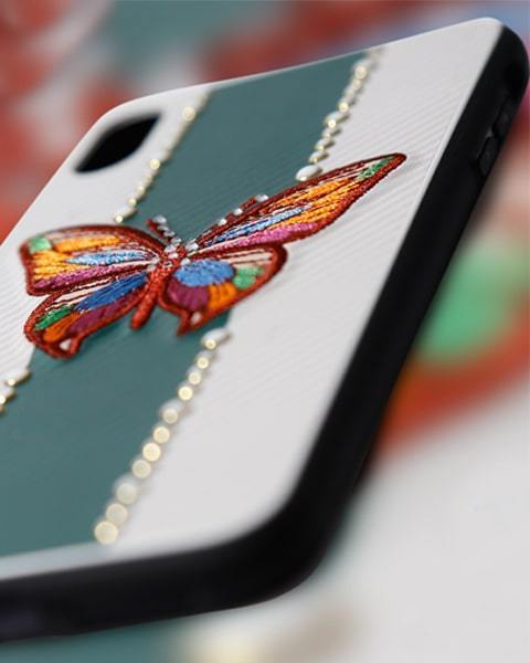 TOTU Butterfly Love Embroidery Classic iPhone XR Cover-fitoorz