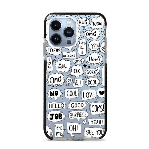 Text Aesthetic iPhone Case