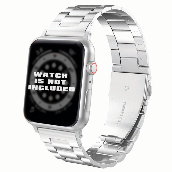Silver Stainless Steel Bracelet Apple Watch Band 42/44/45mm