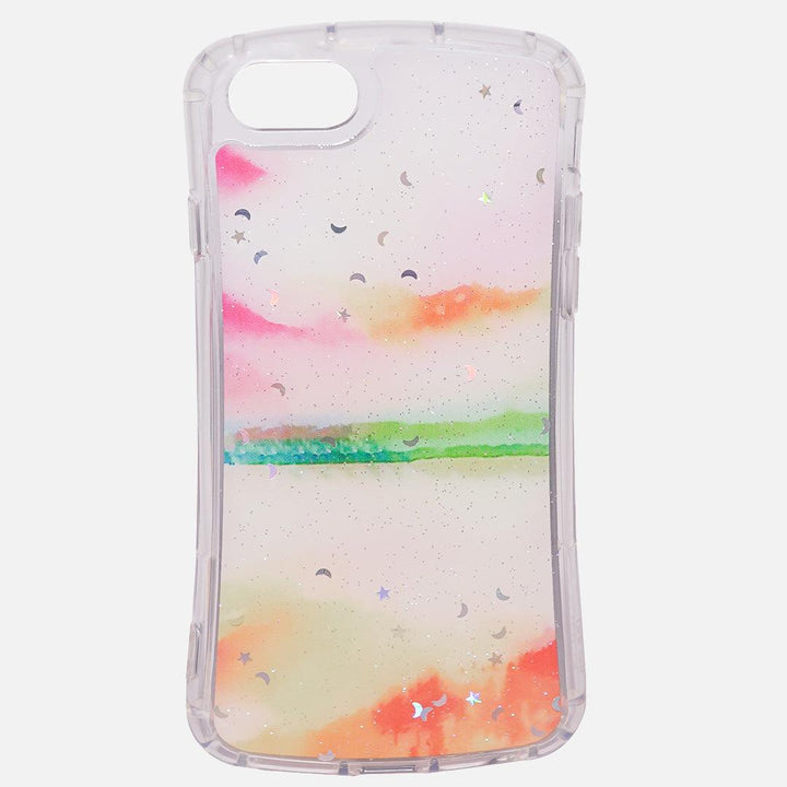 Artistic Glitter Gradient Soft iPhone 7 Mobile Phone Cover