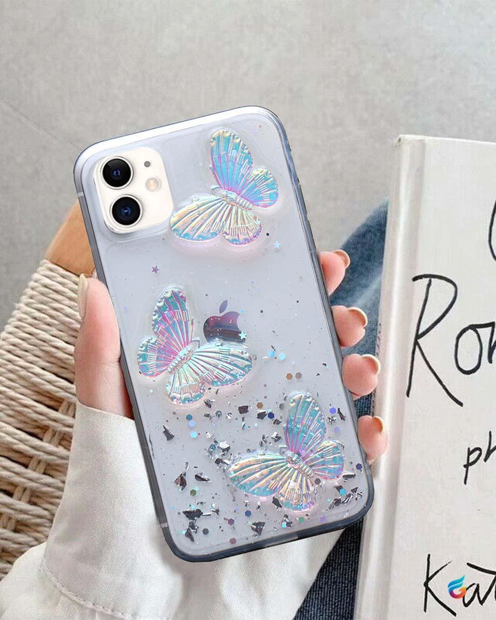 Cute Butterfly Bling Glitter Case for iPhone XS Max - Fitoorz