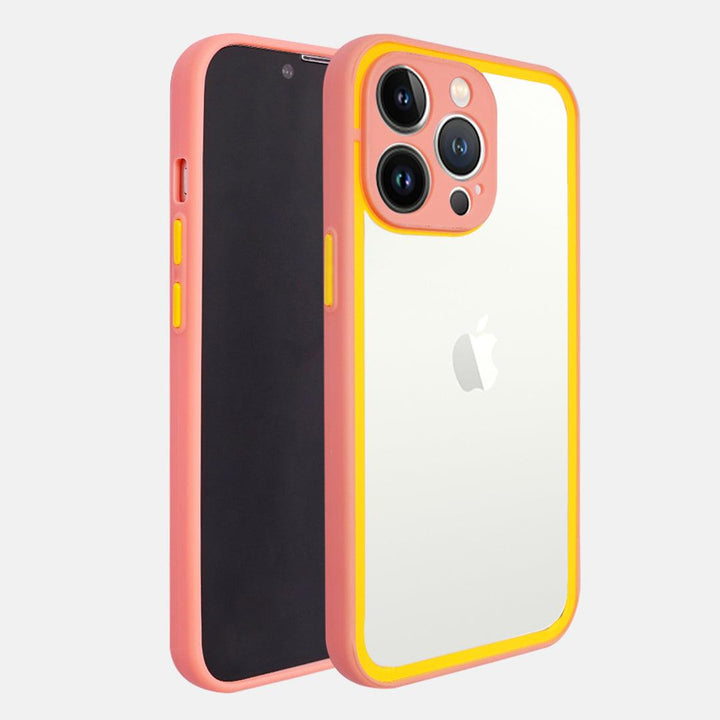 Clear Shell Soft Case With Camera Lip iPhone 13 Pro Cover- Fitoorz