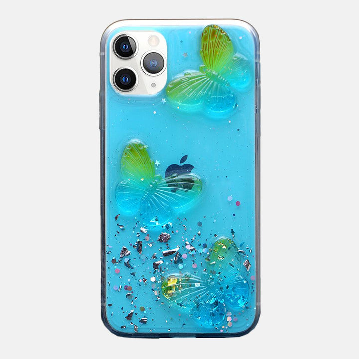 Cute Butterfly Bling Glitter Case for iPhone XR - Fitoorz