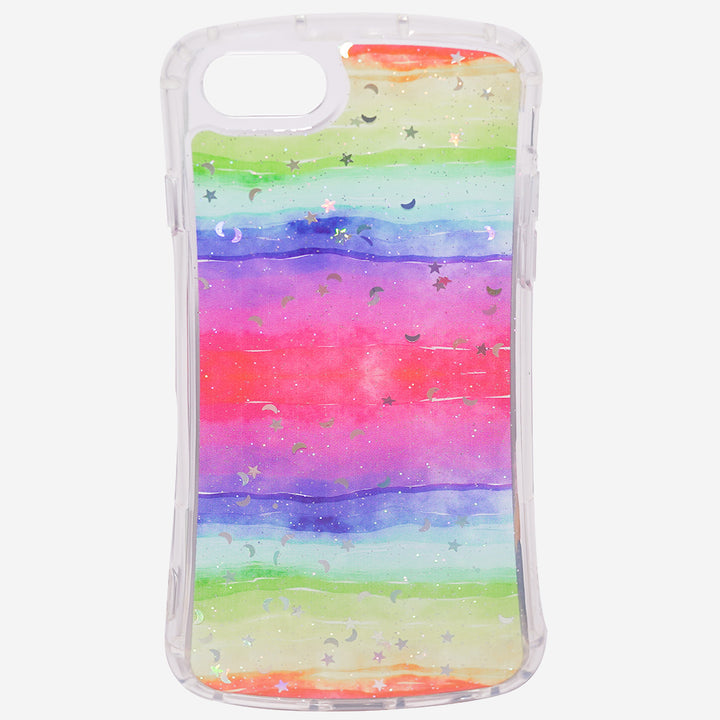 Rainbow Glitter Gradient Soft iPhone 8 Case-fitoorz