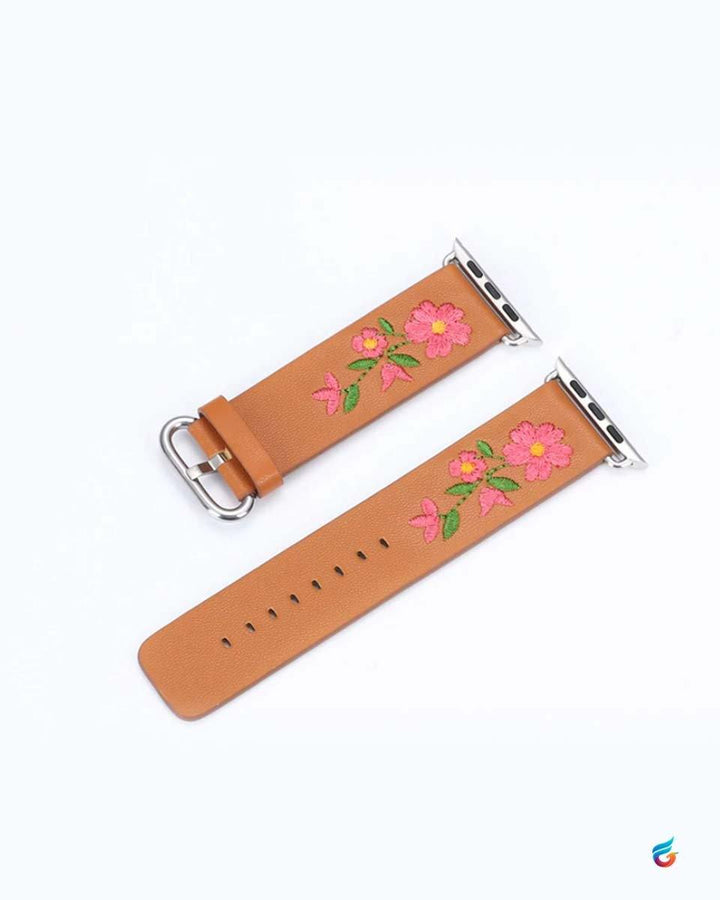 Flower Embroidery iWatch Strap for 38/40/41mm - Fitoorz