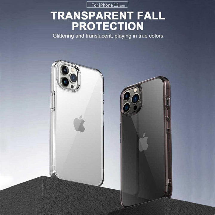 Crystal Clear Back Glass iPhone 13 Pro Max Case - Fitoorz
