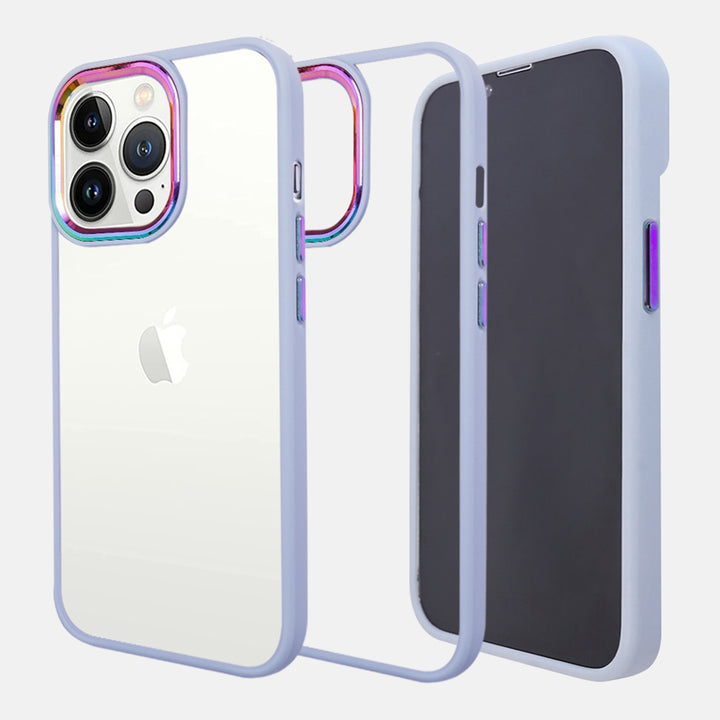 Iridescent Metal Camera Protection iPhone 13 Pro Cover