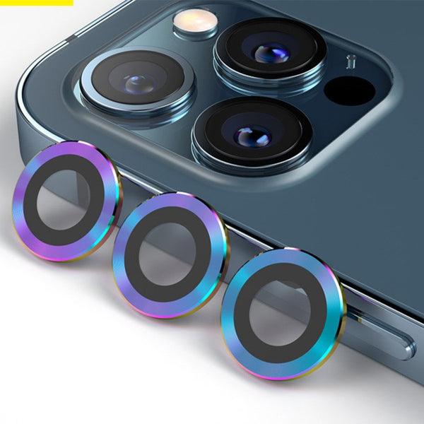 9H Ring Metal Camera Lens Protector for iPhone