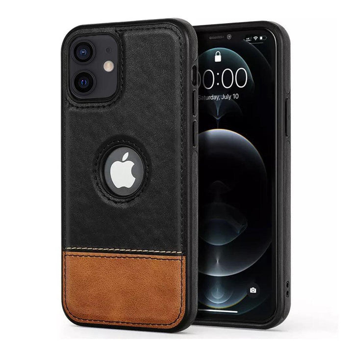 Dual Tone Logo Cut Back Case for iPhone - Fitoorz
