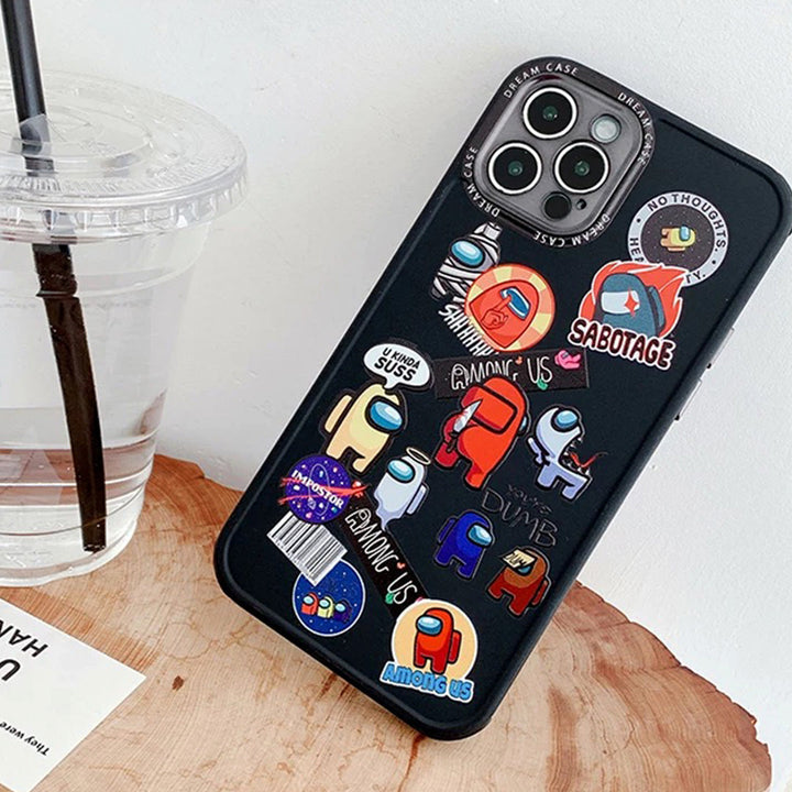 Stickers Design Case for iPhone 