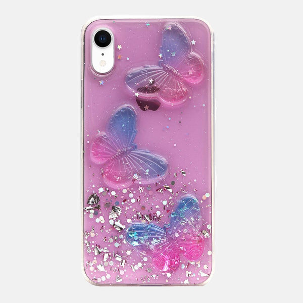 Cute Butterfly Bling Glitter Case for iPhone XR - Fitoorz