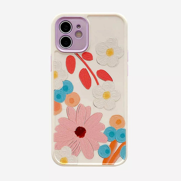 Pastel Floral Design Case for iPhone
