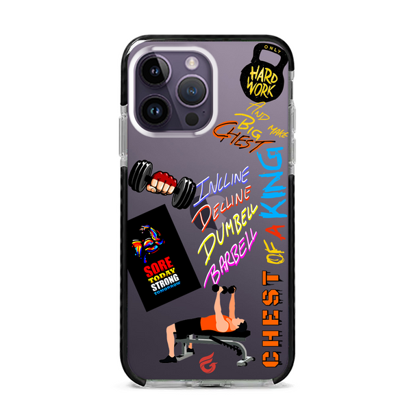 Only hard work iPhone Case