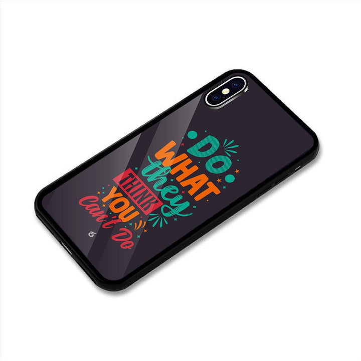 Colorful Motivational Quotes Glass Case for iPhone - Fitoorz