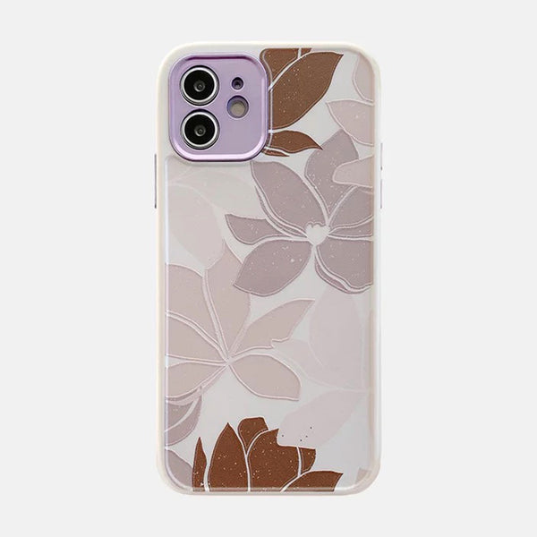 Minimal Floral Design Case for iPhone