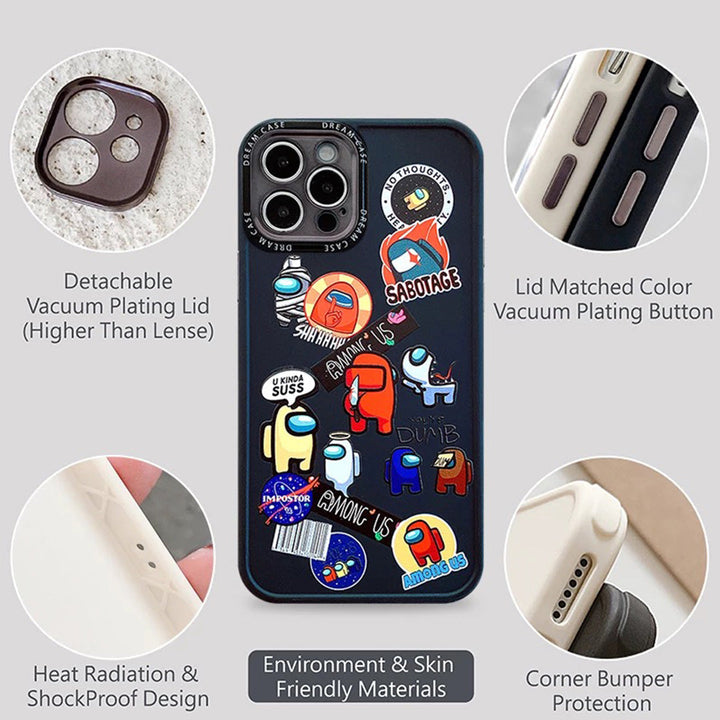 Stickers Design Case for iPhone 