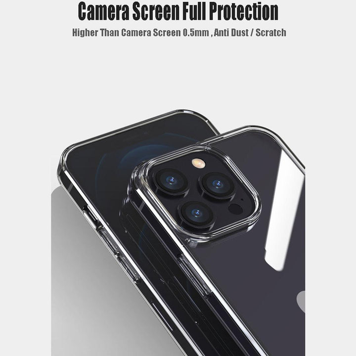 Anti-Scratch Transparent iPhone 12 Pro Max Cover-Fitoorz