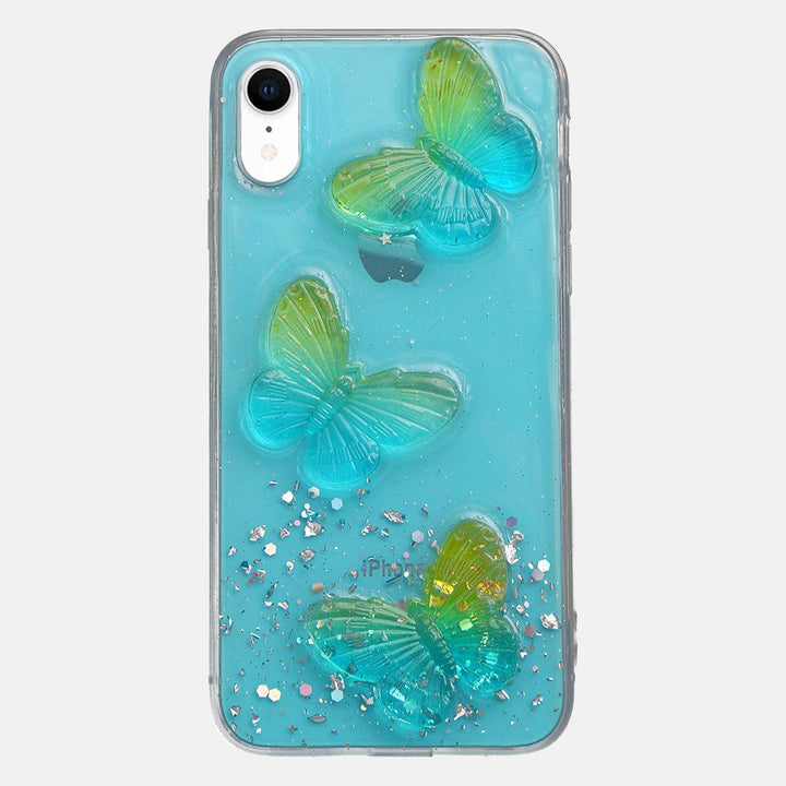 Cute Butterfly Bling Glitter Case for iPhone SE 2020 - Fitoorz