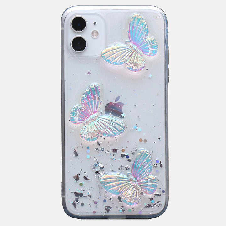 Cute Butterfly Bling Glitter Case for iPhone 11