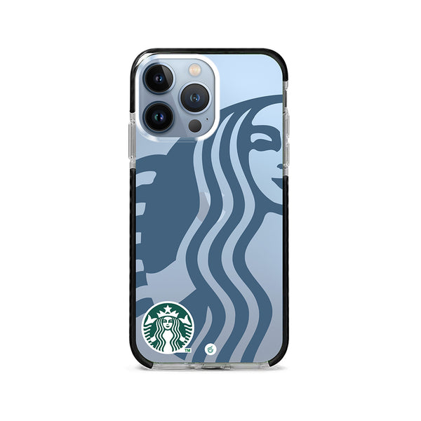 Starbucks Logo Printed Case (Transparent - Silicon)