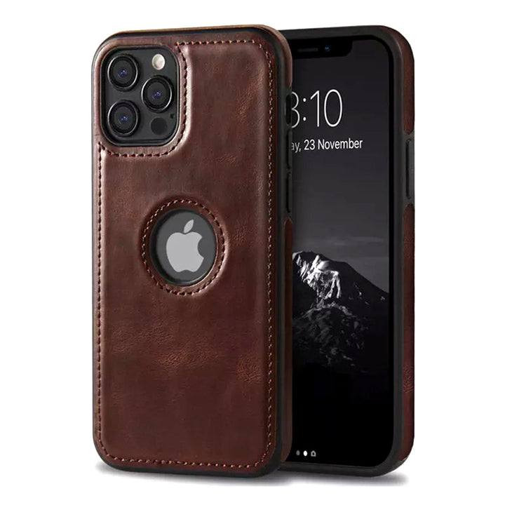 Rusty Brown Logo Cut iPhone 12 Pro Max Cover-fitoorz