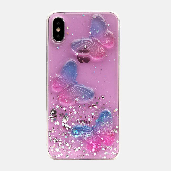 Cute Butterfly Bling Glitter Case for iPhone XS Max - Fitoorz