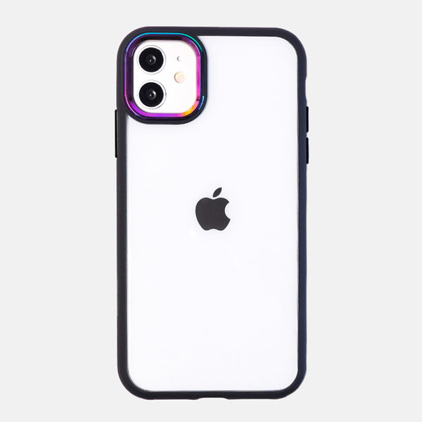 Iridescent Metal Camera Protection Case for iphone 11
