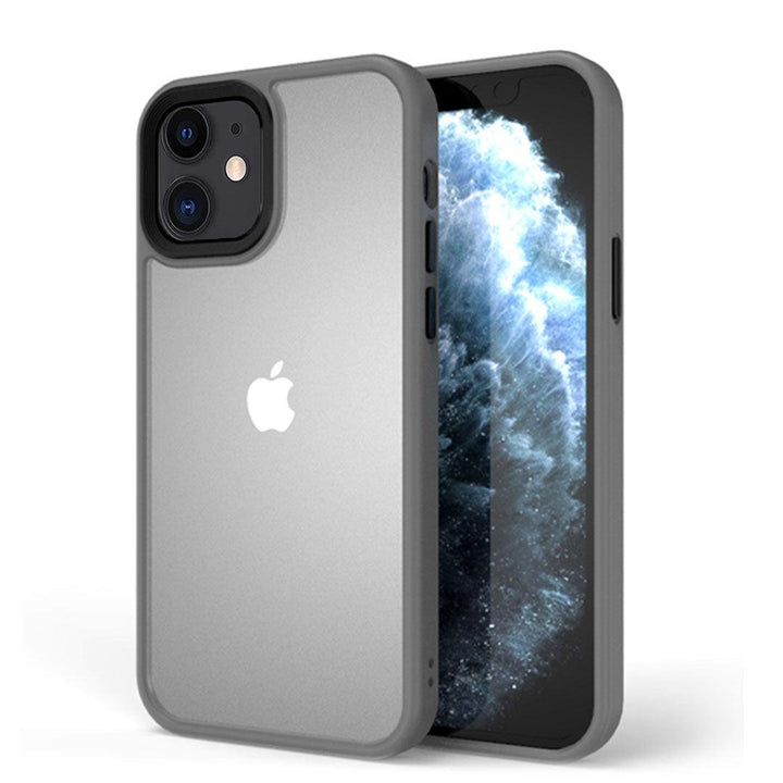 Hybrid Matte Silicon Transparent Case for iPhone - Fitoorz
