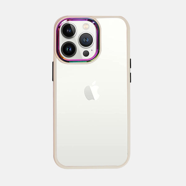 Iridescent Metal Camera Protection iPhone 13 Pro Cover-fitoorz