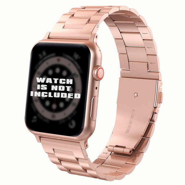 Rose Gold Stainless Steel Bracelet Apple Watch Band 42/44/45mm
