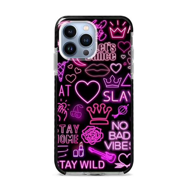 Neon Pink iPhone Case