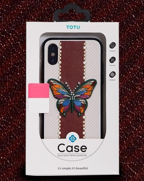 TOTU Butterfly Love Embroidery Classic Case - Fitoorz