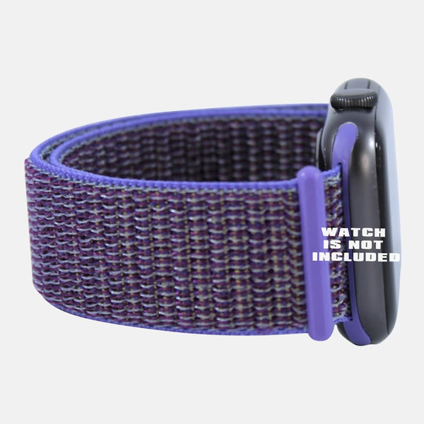 Purple Nylon Sports Loop iWatch Strap for 38/40/41mm
