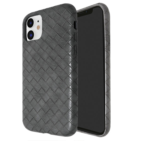 Vintage Premium Leather Braided Case for iPhone 11